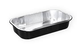 Ravier alu Smooth 940cc - 340 pces Noir/Argenté